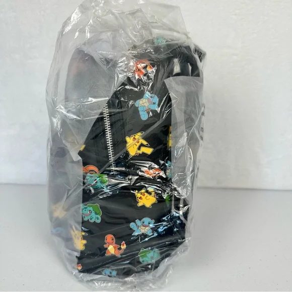 Loungefly Pokemon Starters Mini Backpack New In Packaging Multi-pocket Zip Close - Picture 7 of 14